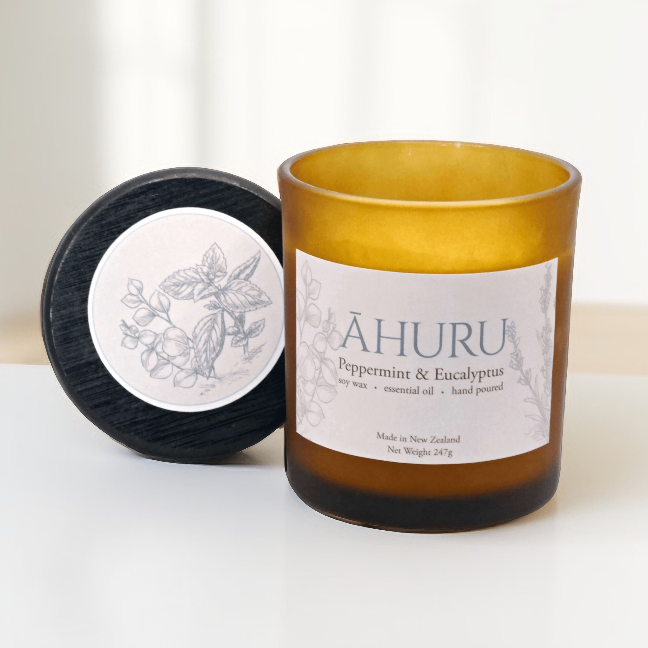 Peppermint & Eucalyptus (Candy Cane) Soy Candle