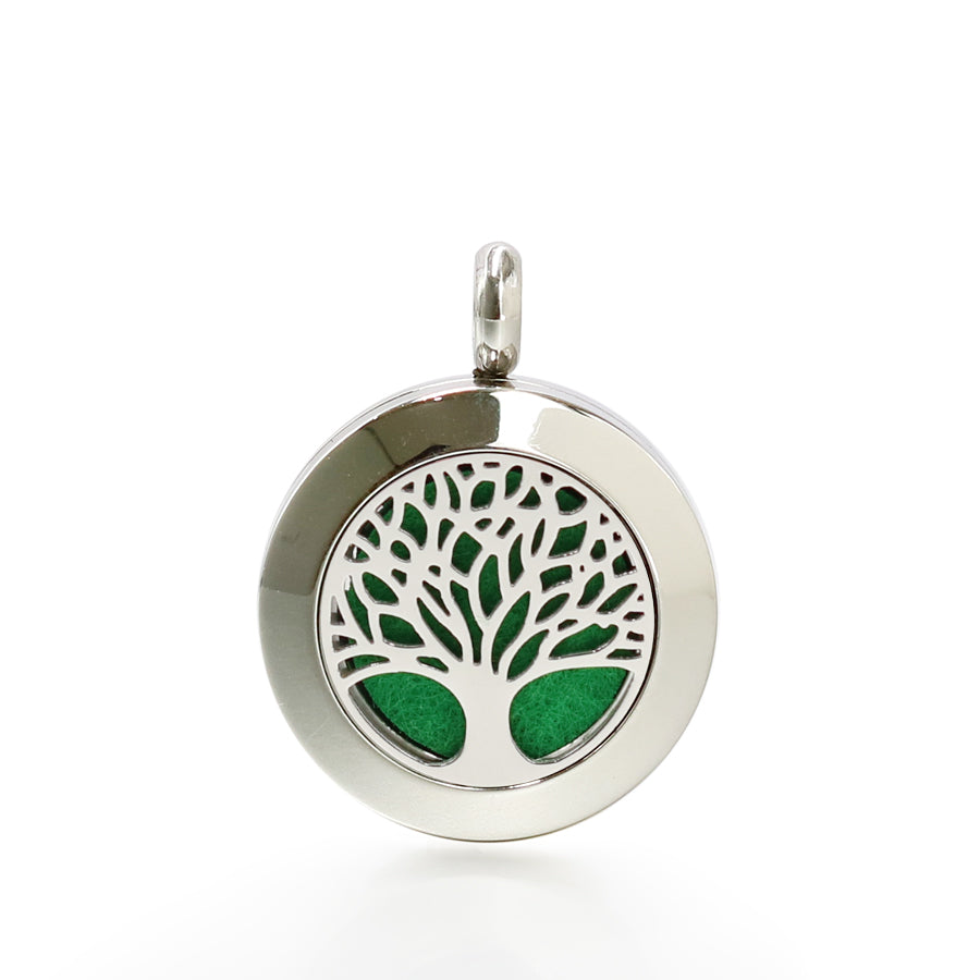Oak Sterling Silver Chain Diffuser Necklace