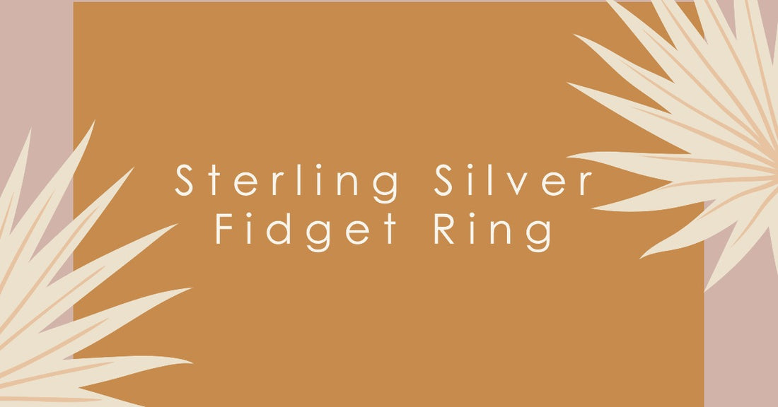 Sterling Silver Anxiety Ring - The Perfect Fidget Companion