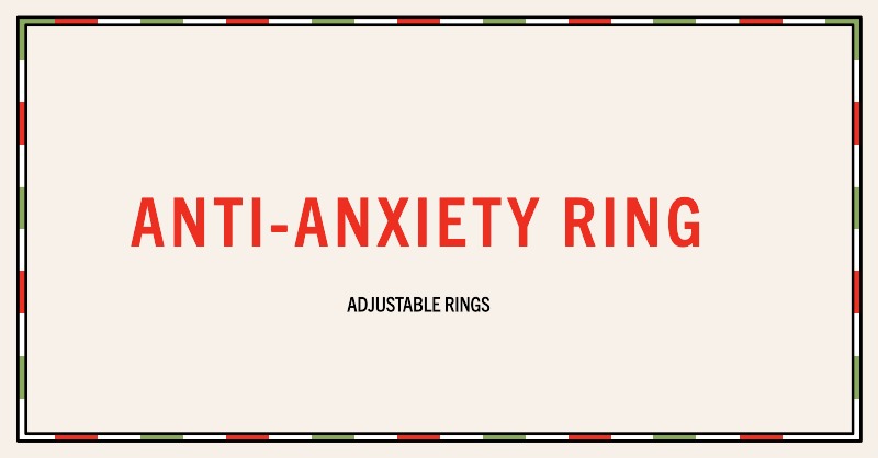 Anti Anxiety Ring with Adjustable Size