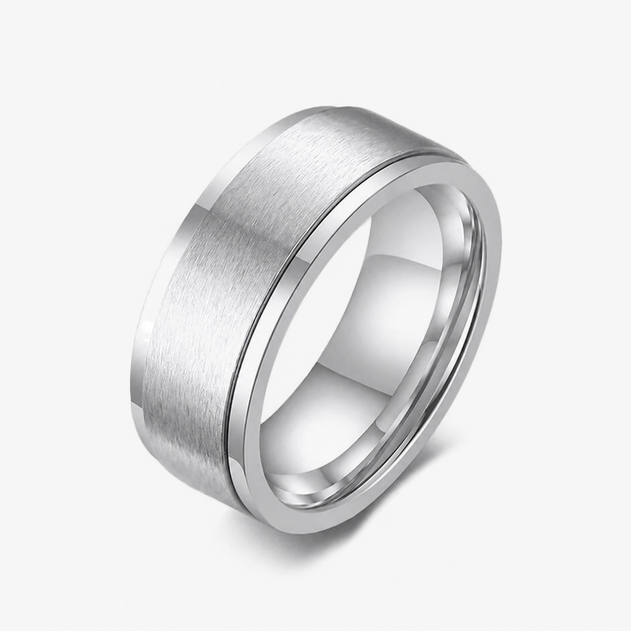 Silver Band Fidget Ring