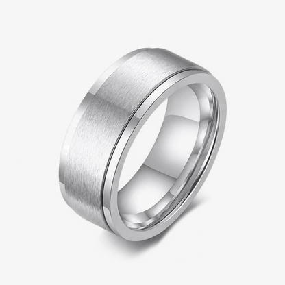 Silver Band Fidget Ring