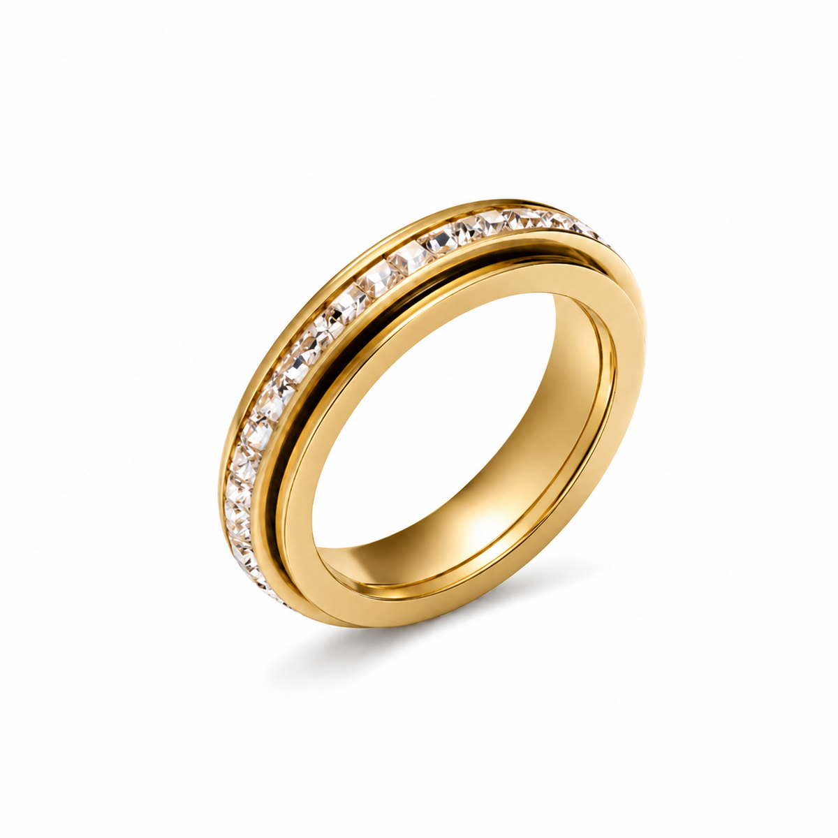 Zirconia Fidget Ring