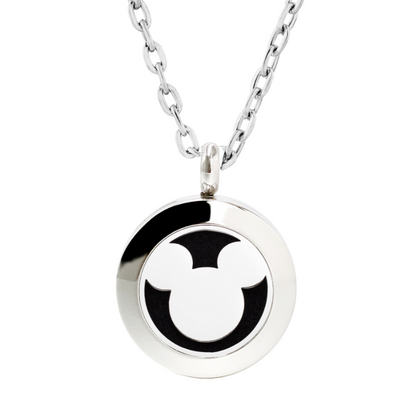 Mickey Sterling Silver Chain Diffuser Necklace