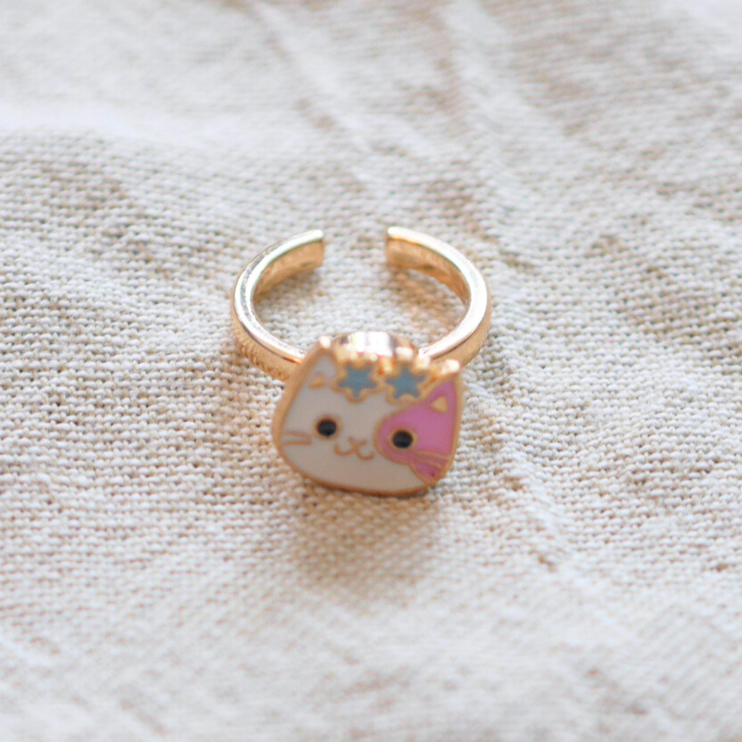Fidget Rings Cute Kitten Kid's Fidget Ring