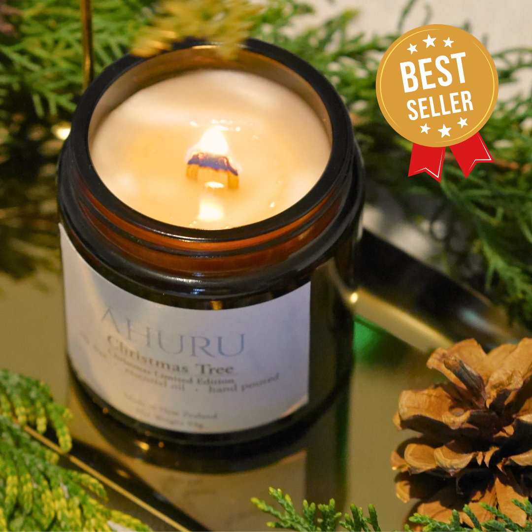 Shop Christmas Pine Tree Soy Candle | Ahuru Candle NZ