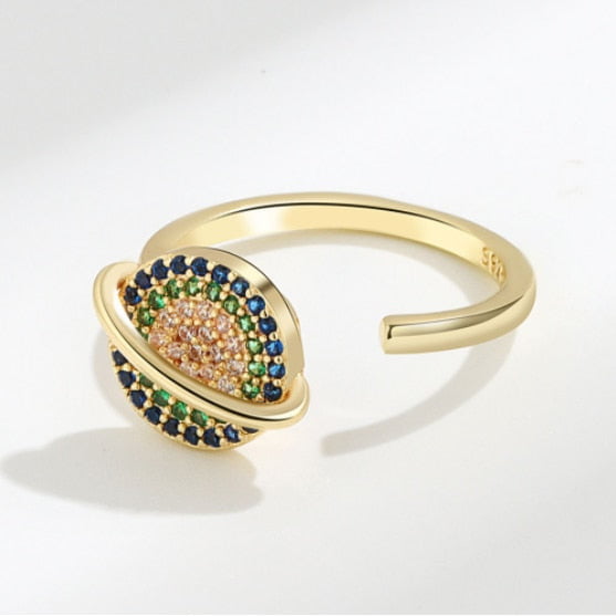 Sapphire Fidget Ring - fidget ring