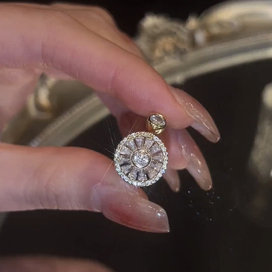 Diamond Daisy Fidget Ring
