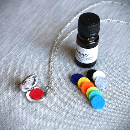 Hummingbird Sterling Silver Chain Diffuser Necklace