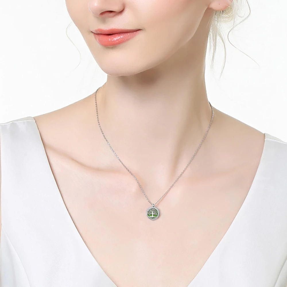 Mini Rose - Aroma Diffuser Necklace Silver / Essential Oil Diffuser - Jewelry