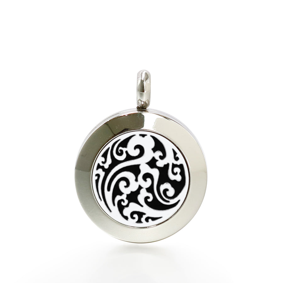 Waves Sterling Silver Chain Diffuser Necklace