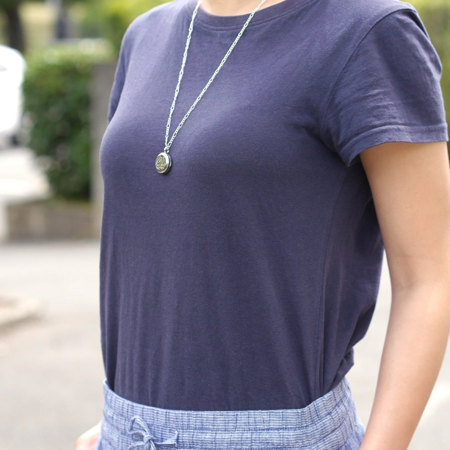 Hummingbird Sterling Silver Chain Diffuser Necklace