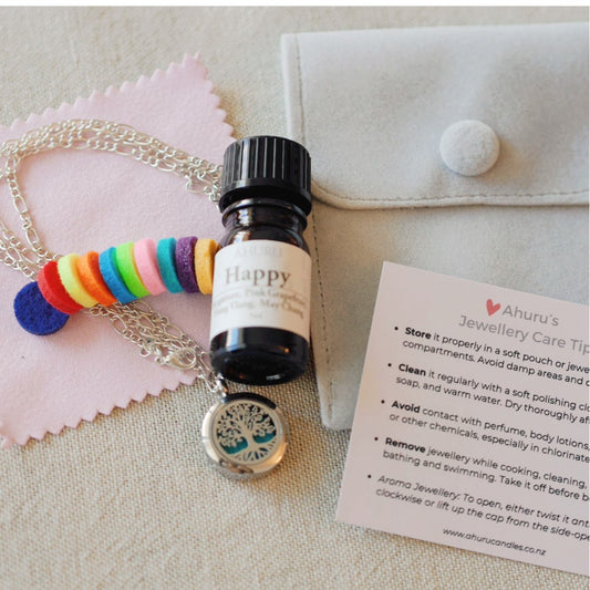 NEW | Tree of Life Diffuser Necklace & Happy Oil Bundle