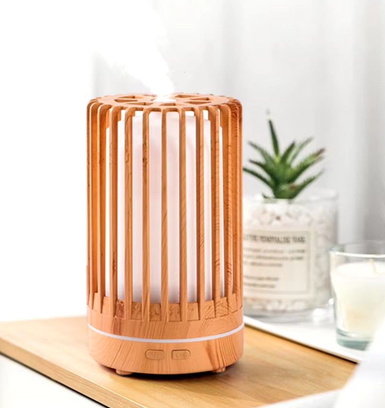 Zen Wood Aroma Diffuser - Natural Calm for Your Space