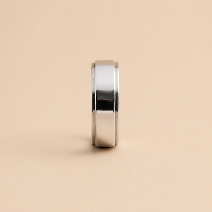 Silver Band Fidget Ring