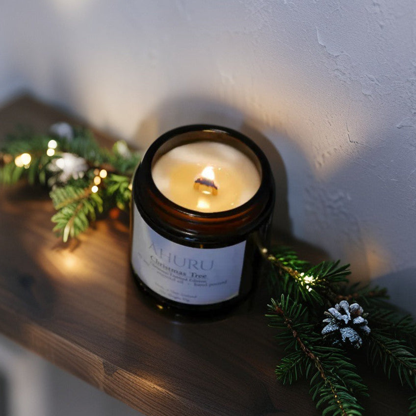 Christmas Pine Tree Soy Candle