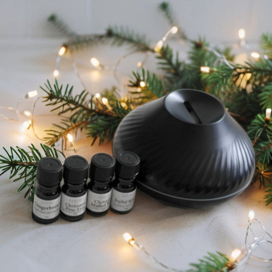 Christmas Essential Oil Diffuser Bundle (Black / White)