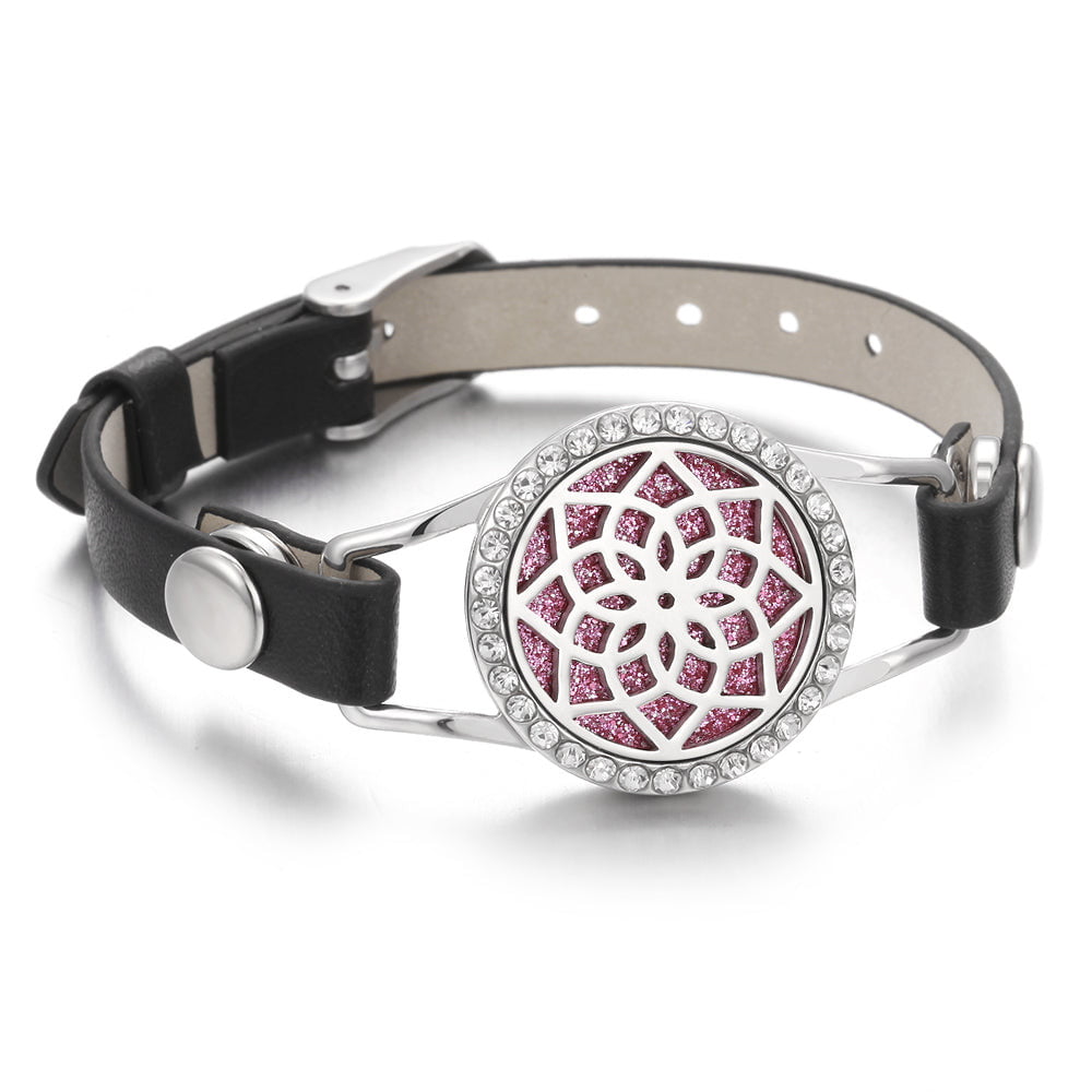 Lotus - Aroma Diffuser Wristband / Essential Oil Diffuser - Jewelry