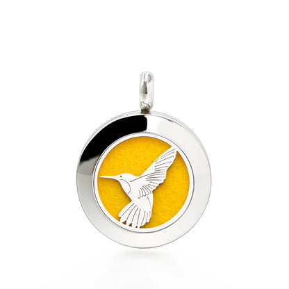 Hummingbird Sterling Silver Chain Diffuser Necklace