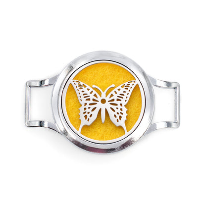 Butterfly - Genuine Leather Strap Diffuser Bracelet