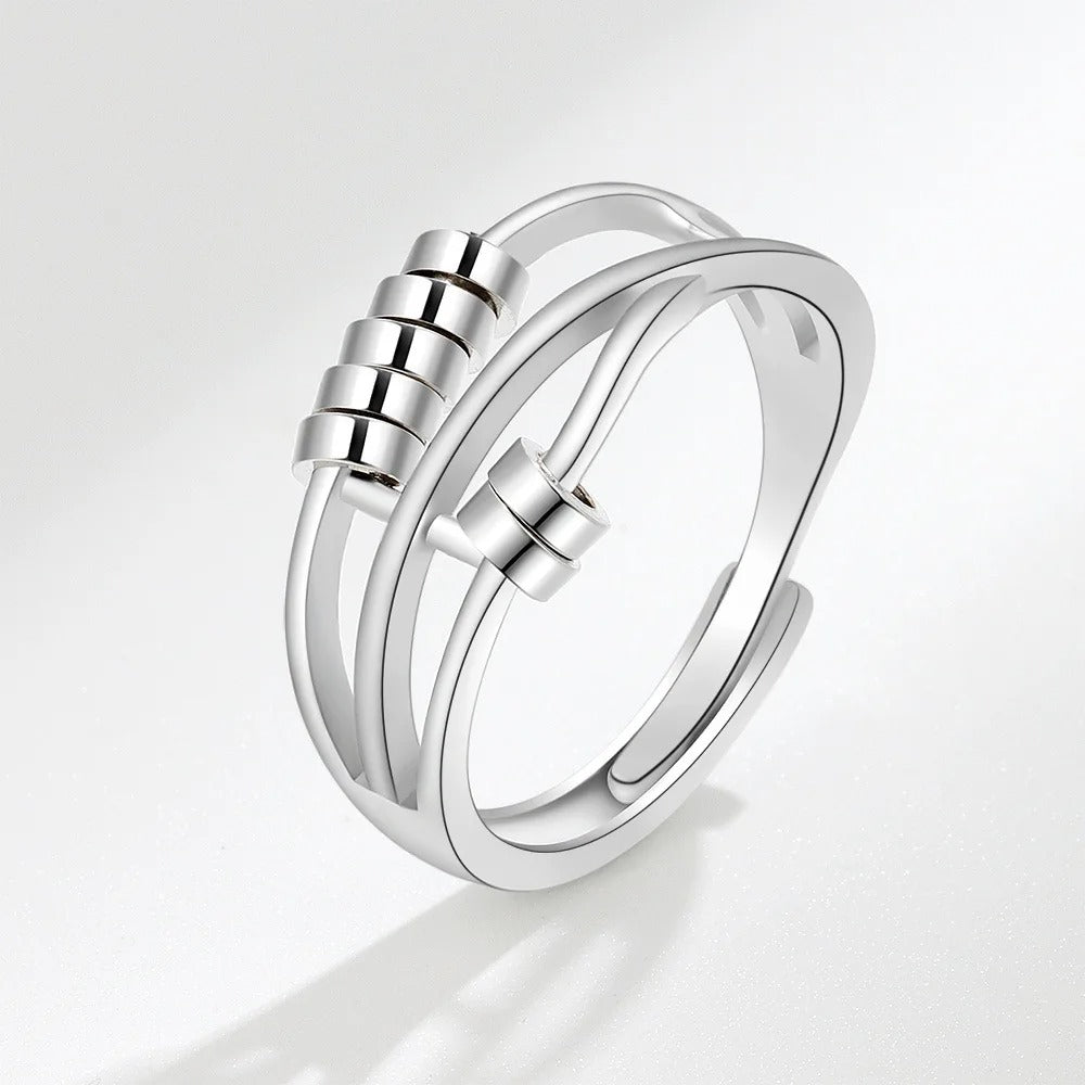 Mindful Anxiety Fidget Ring (Silver / Rose Gold / Gold)