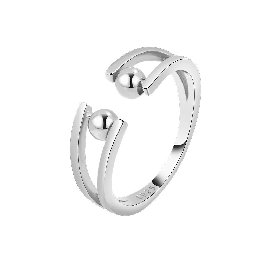 Sterling Silver Harmony Fidget Ring