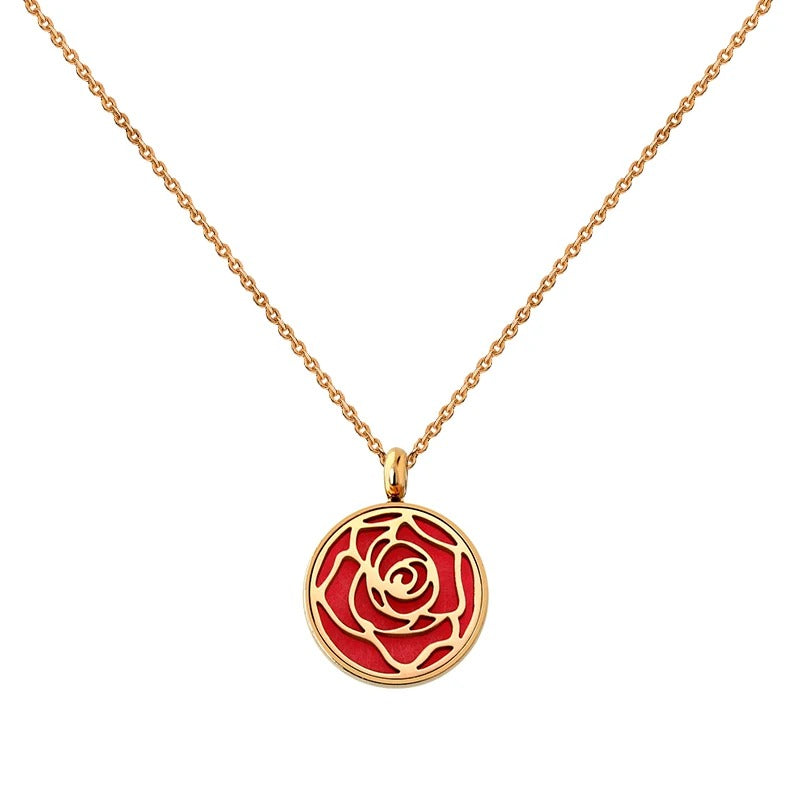 Mini Rose Diffuser Necklace