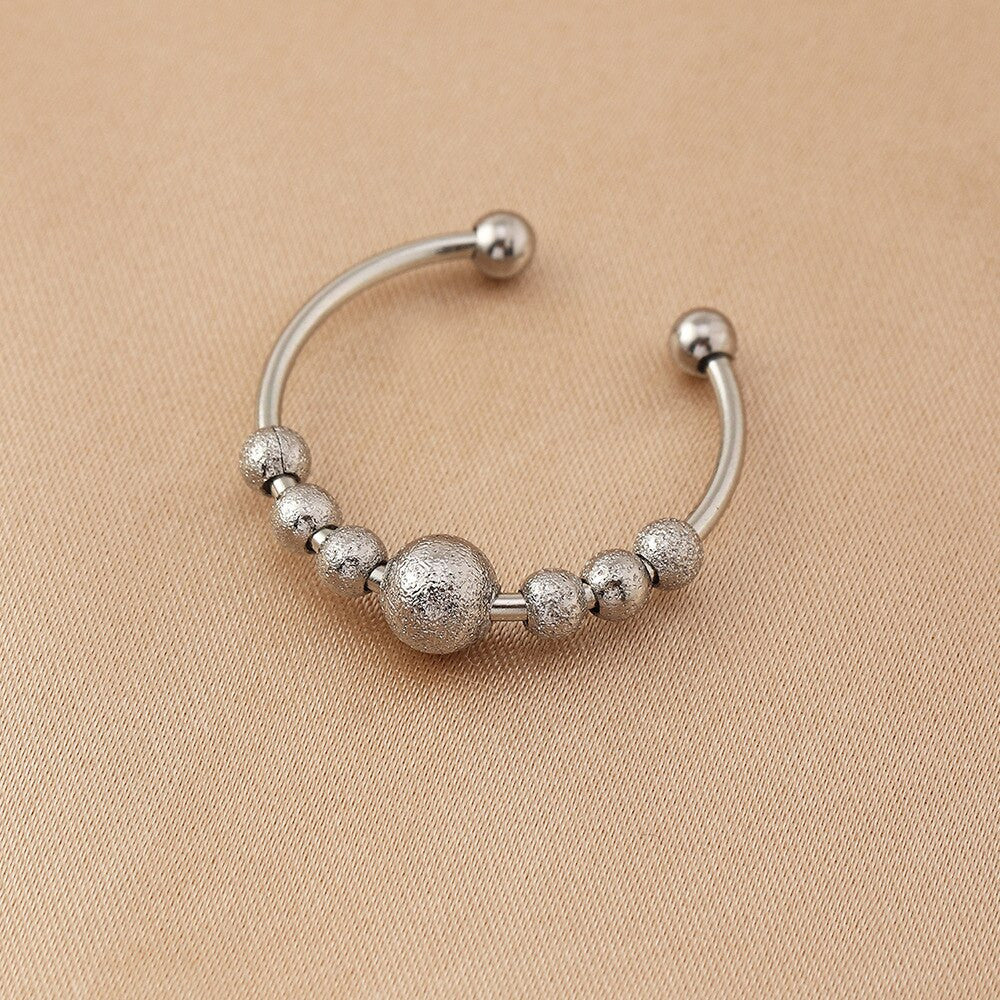7 Beads Fidget Ring - fidget ring