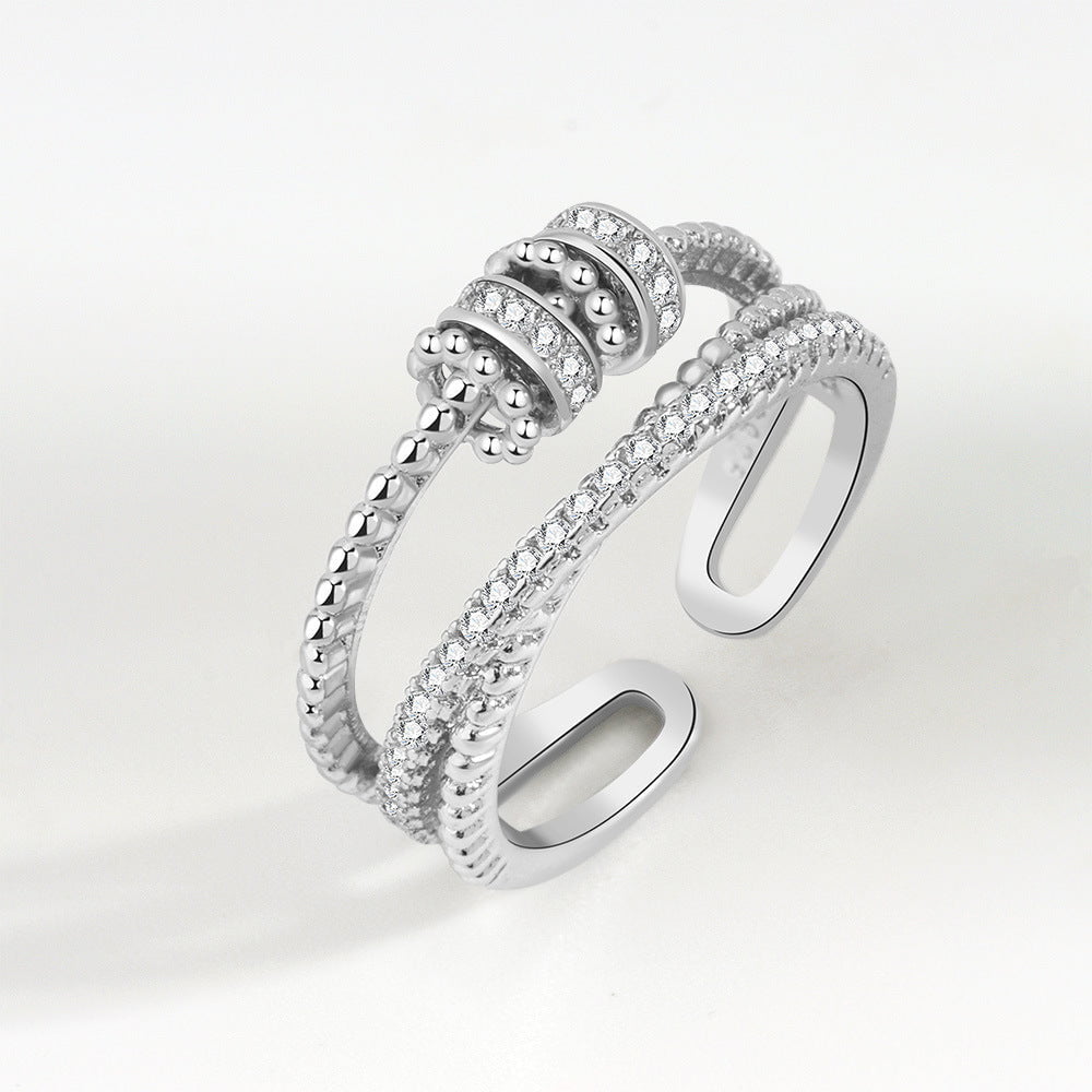 Discover the Perfect Balance with our Sterling Silver Fidget Ring