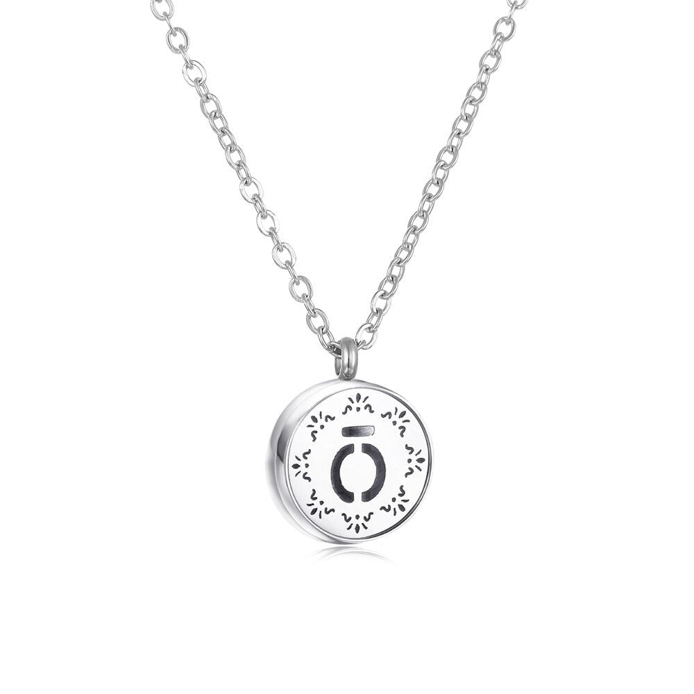 Mini Star - Aromatherapy Diffuser Necklace Silver / Essential Oil Diffuser - Jewelry